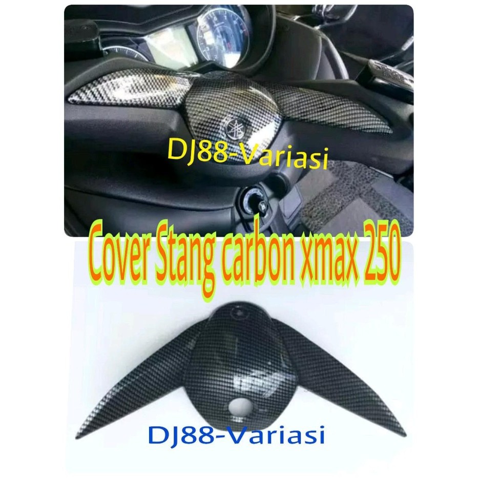 Cover Stang Carbon Xmax 250 Tutup Penutup Stang Aksesoris Xmax 250 Var