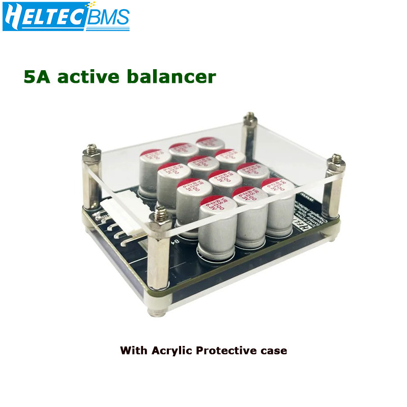 MUSK 5A Active Balancer/Active Equalizer Capacitor Board 4S 8S 16S Lifepo4 Lithium Lipo LTO Battery 