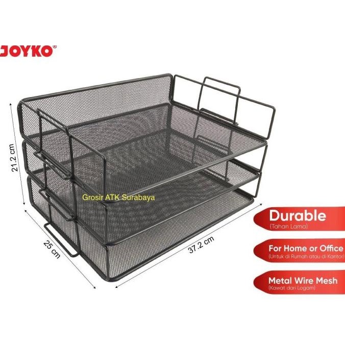 

BEBAS ONGKIR - Document Tray Organizer Wadah Kertas Dokumen Joyko 3 Tingkat DT 34