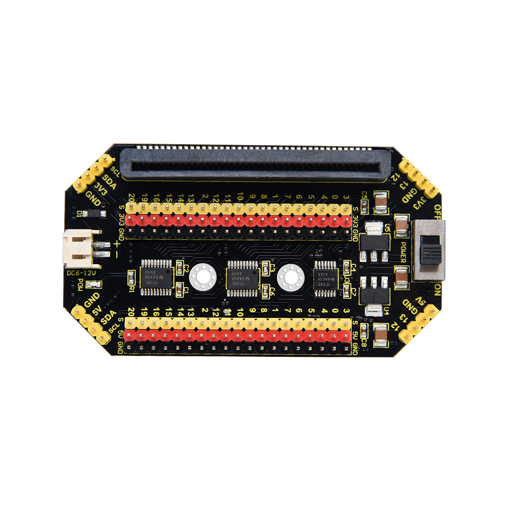 MUSK Microbit Expansion Shield Board with IO Ports for Micro Bit V1.5&Micro:bit V2