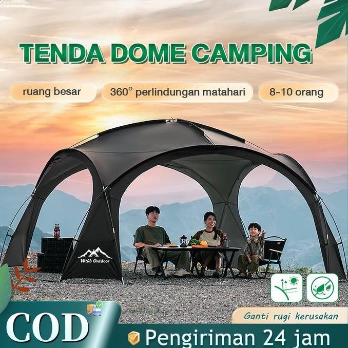 Produk Baru Tenda Dome Camping Dome Tenda otomatis Tenda Kanopi Besar Outdoor Tenda Piknik Tenda Tah