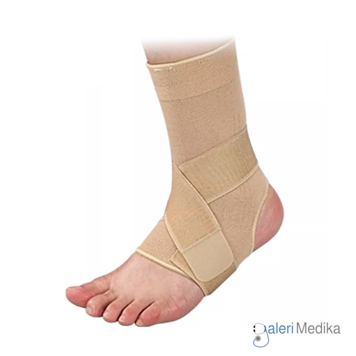 Dr. Ortho ES-929 Elastic Ankle Support dengan silicone / Ankle Support
