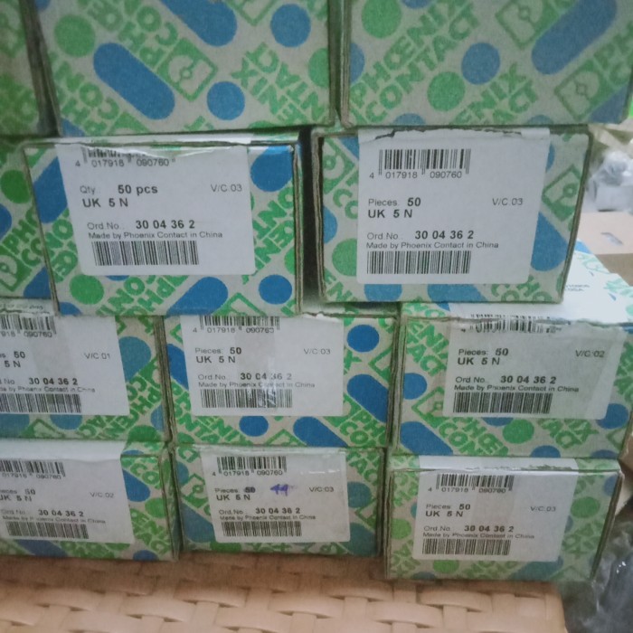 TERMINAL BLOCK PHOENIX CONTACT UK5N UK 5 N UK 5N 3004362 50PCS ORI