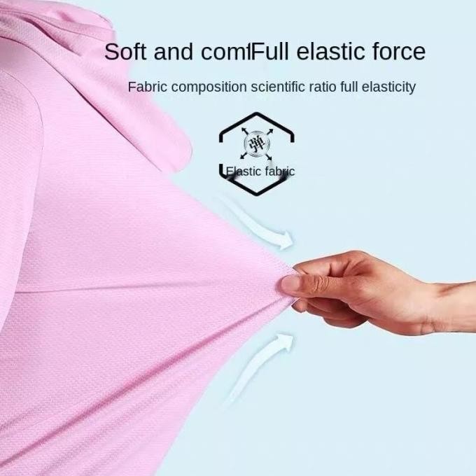 Foratjin- Men Women AIRism Jaket Running Mesh Hoodie UV Protection PREMIUM Kualitas Terbaik