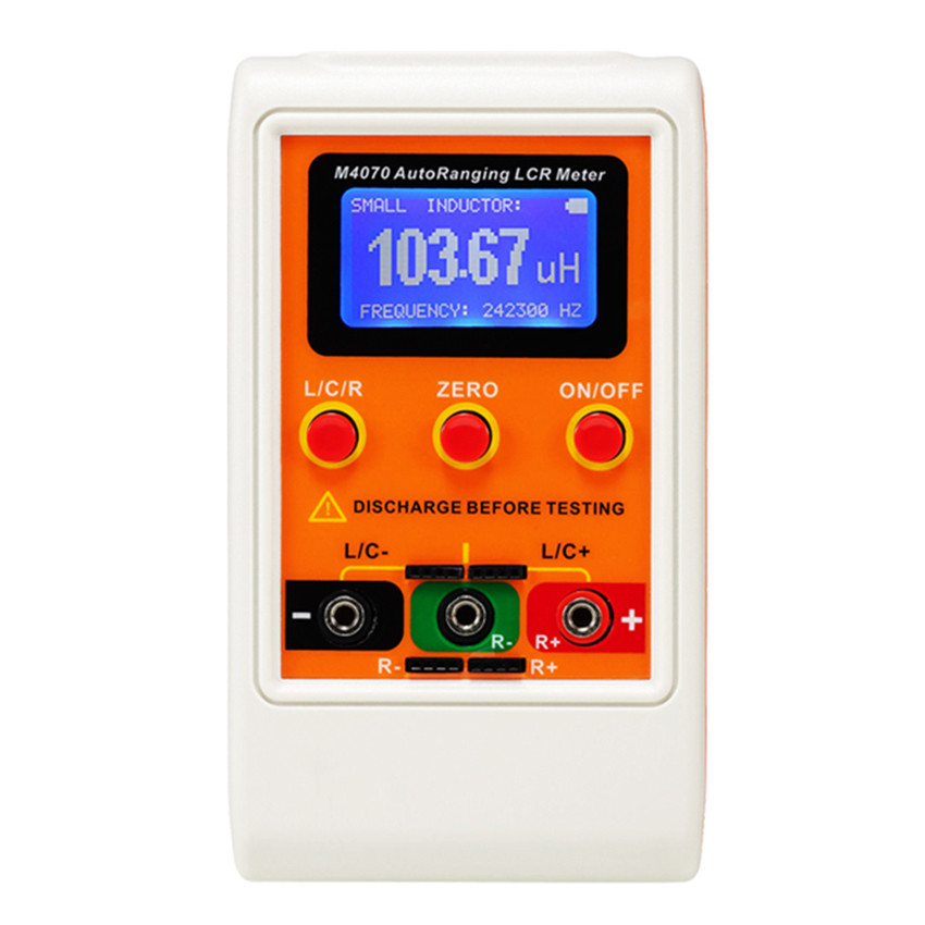 New  AutoRanging LCR Bridge Meter LCD Rechargeable Digital Capacitance Inductance Meter Large Range1