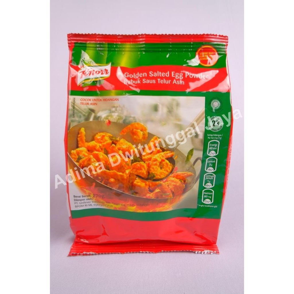 Knorr Golden Salted Egg Powder / Bubuk Saus Telur Asin Knorr 270gr Termurah