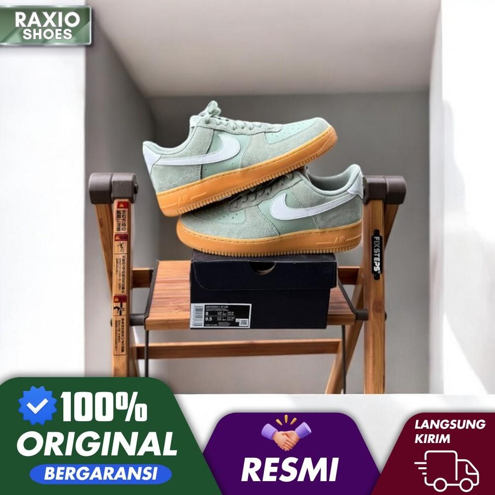 Sepatu Sneakers Casual N i k e Af Air Force 1 07 LV8 Jade FQ8714 300 Ori BNIB