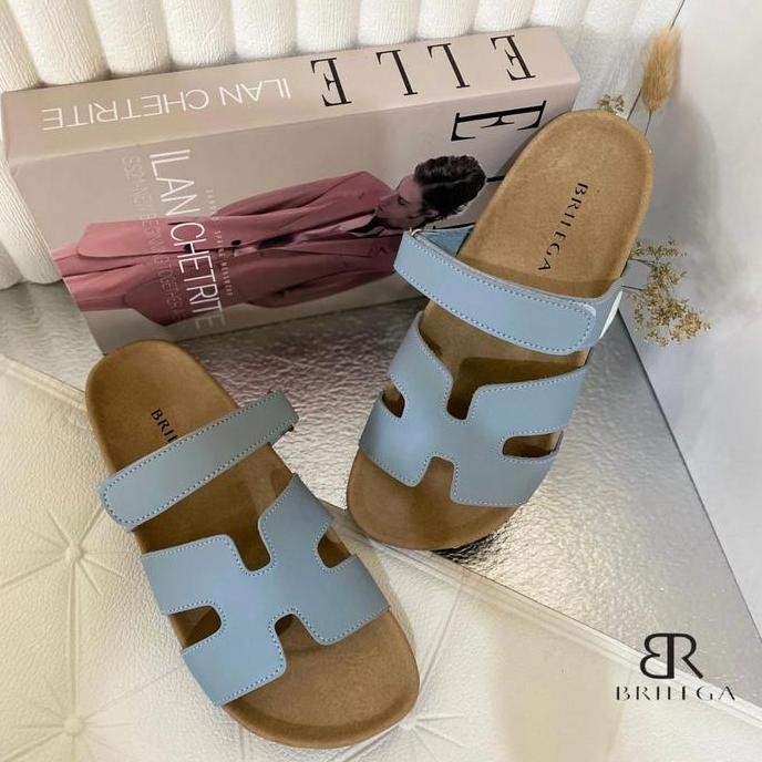 Promo Terbaru, Brilega Gaely New Color Sandal Casual Wanita Dengan Ketinggian Sole 3Cm Sandal Puyuh 