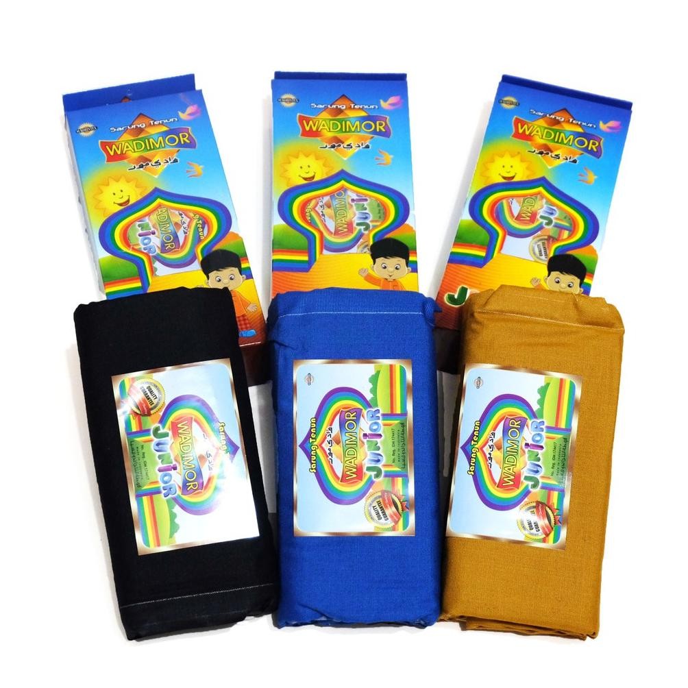 Voucher Lebaran Sarung Wadimor Junior Anak Laki Sd Smp Kain Polos Hitam Putih Remaja Tanggung Untuk 
