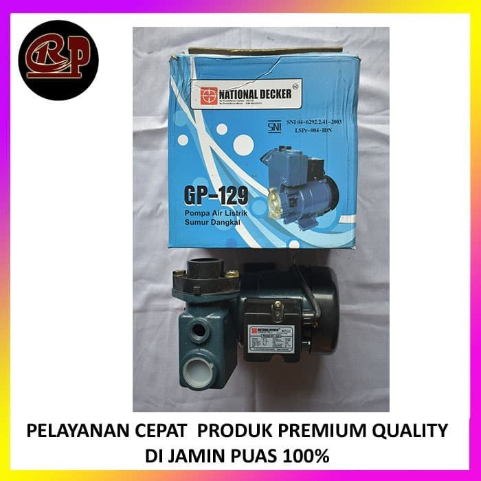 Pompa Air National Decker Gp-129 / Pompa Air Sumur Dangkal Gp129