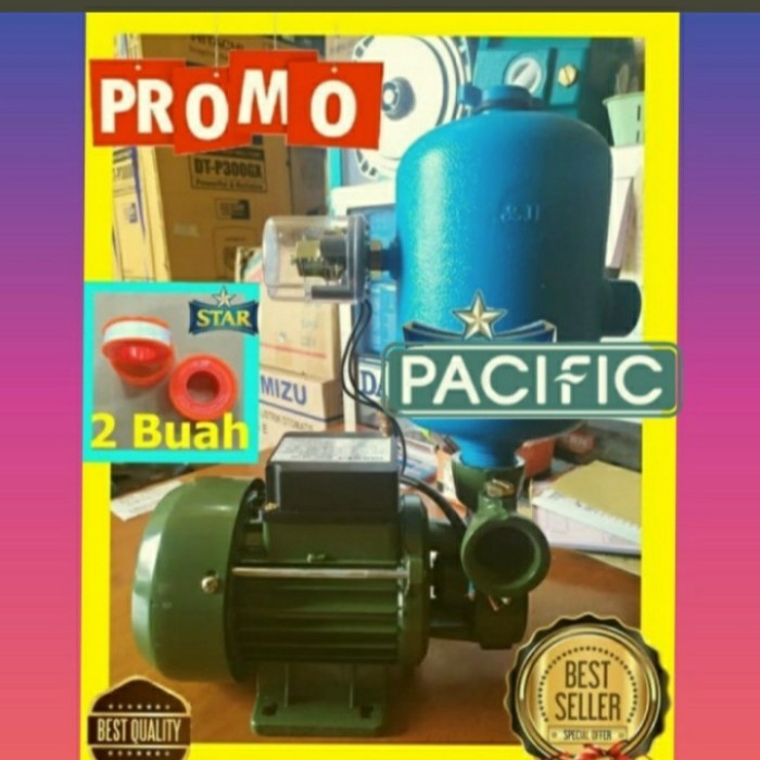 Mesin Pompa Pendorong Air Otomatis 125 Watt San Ei Shimizu York