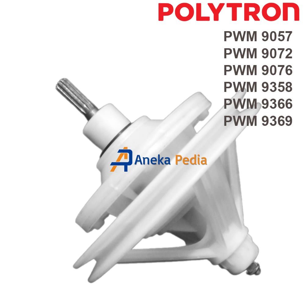 GEARBOX POLYTRON 9 Kg PWM 9057 9072 9076 9358 9366 9369 Gear Box GirBok Mesin Cuci 2 Tabung Politron
