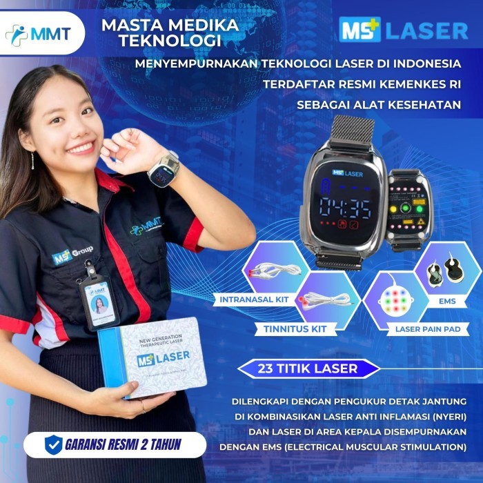 PROMO Terapi Jam Laser Cozing Cegah Stroke Free Intranasal Kit, Rhinitis Kit