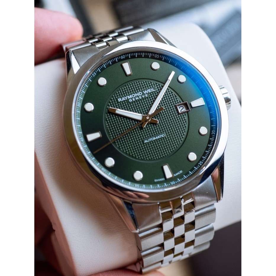 TERLENGKAP raymond weil freelancer automatic 42mm jam pria original full set