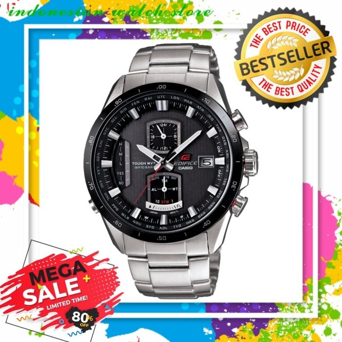 BERKUALITAS Jam tangan pria edifice EQW1110 ori BM + Box set
