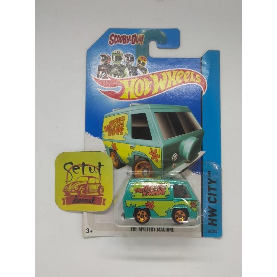 HOT WHEELS HOTWHEELS SCOOBY DOO THE MYSTERY MACHINE HW CITY HIJAU GREEN RARE