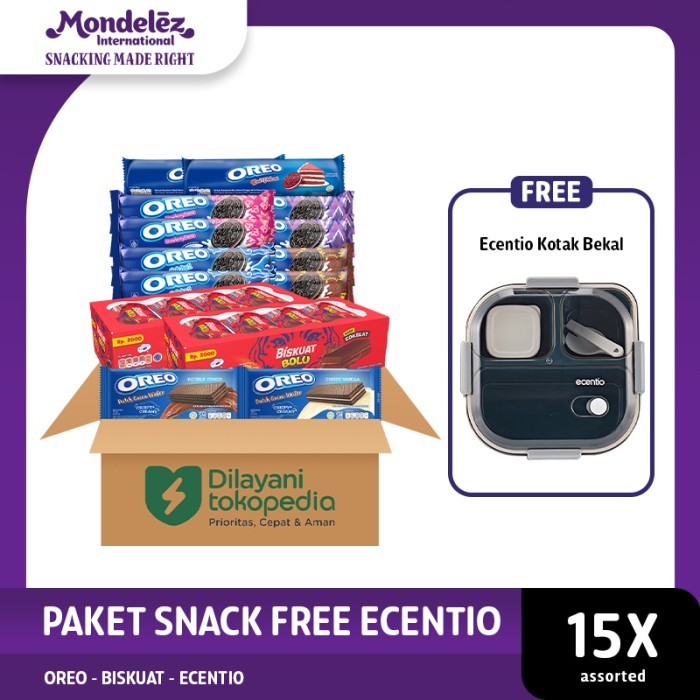 

Paket Snack Oreo Biskuit dan Biskuat Bolu - Free Gift