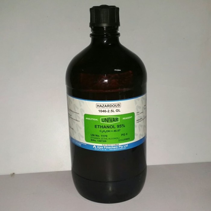 

Etanol 95% Grade Pro analisa UNIVAR