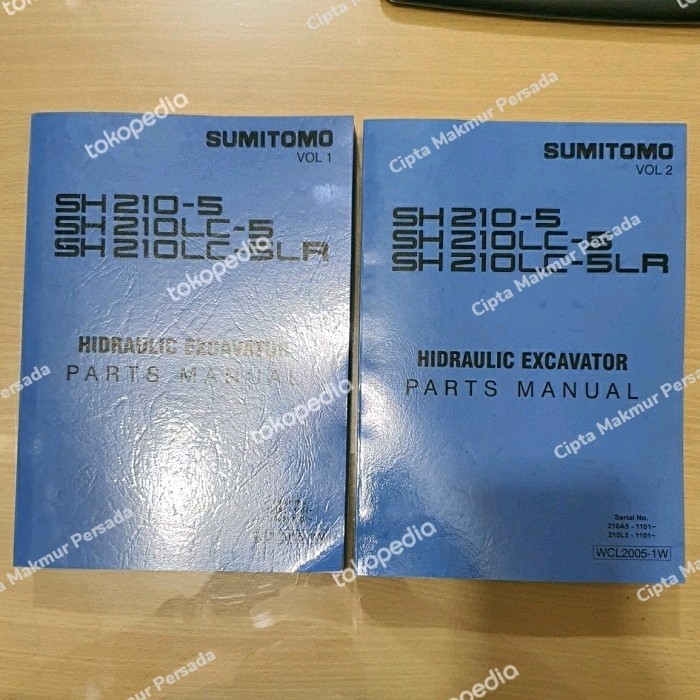 

KATALOG / MANUAL BOOK / BUKU SPARE PART SUMITOMO SH210-5