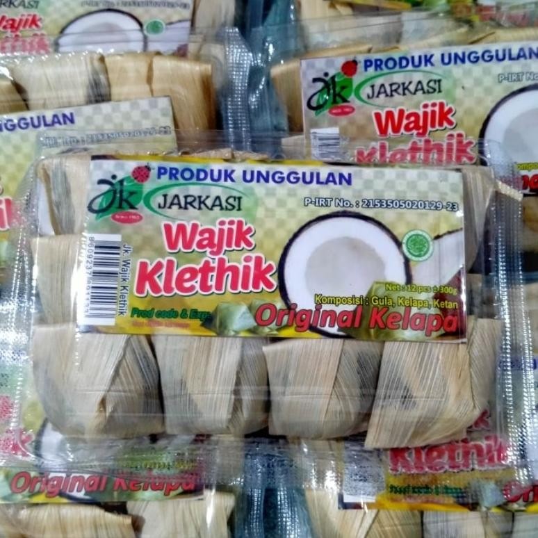 

Wajik Kletik Ketan Jarkasi Khas Blitar Premium