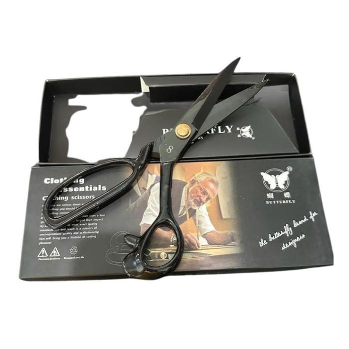 

[Fb 8 ] Gunting Potong Bahan Kain Flower Butterfly 8 8 Inch New