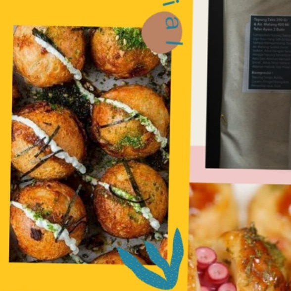 

HOT SALE! Tepung Takoyaki Instan -10 KG Tepung Special Takoyaki KHUSUS GOJEK