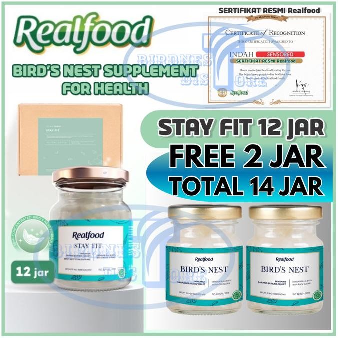 

Realfood Stay Fit 12 Jar Free 2 Jar Ongkir Termurah