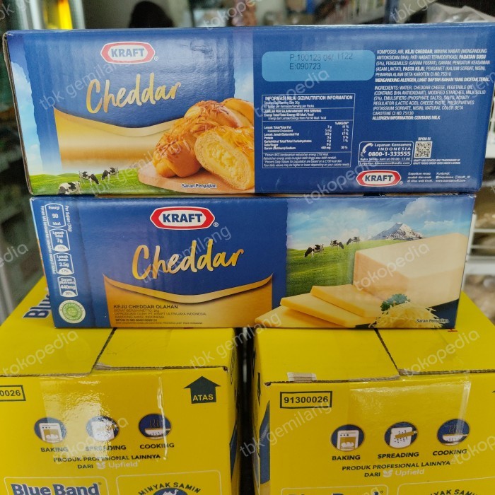 

Keju Cheddar Kraft 2kg