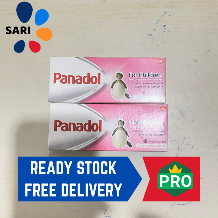 

Panadol For Children - Cherry Flavour 24 tablets