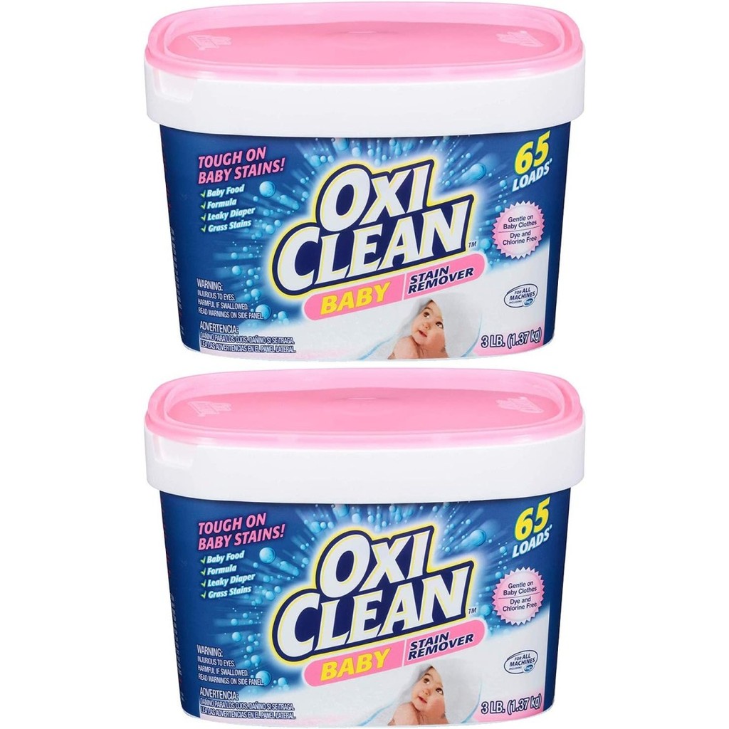 

OxiClean Baby Stain Fighter, Soaker, 3 lb Tub Baby Stain Soaker