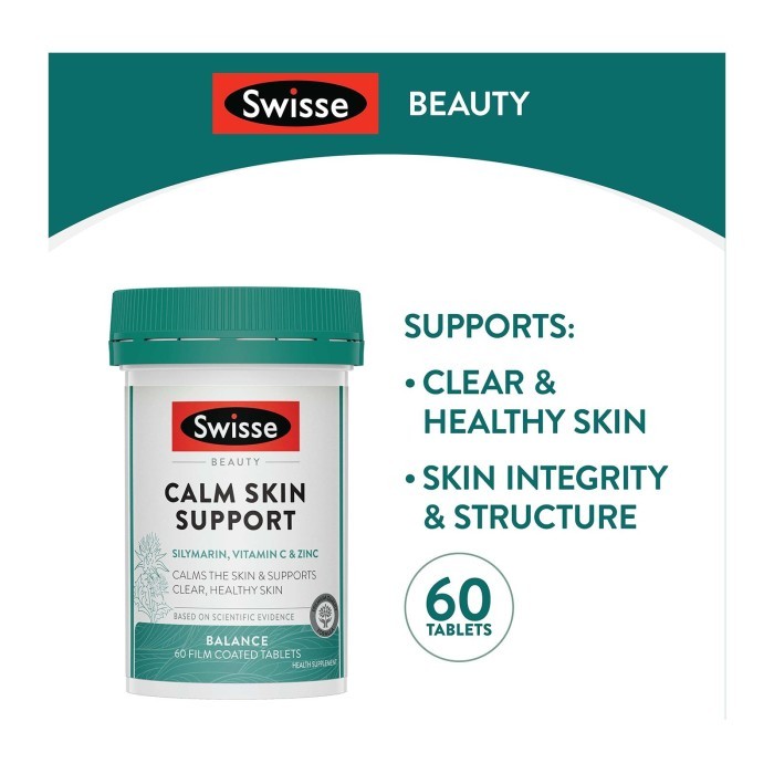 

Swisse Beauty Calm Skin Support 60 Tabs 70 g