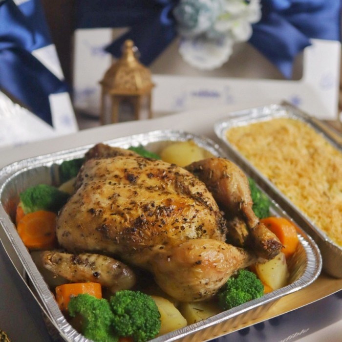 

hampers lebaran roast chicken dan macaroni