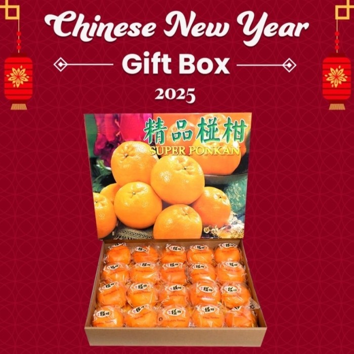 

gift box imlek sinchia buah jeruk honey ponkam