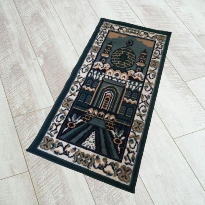 Terjangkau Sajadah Imam Satuan Murah Emerald Bulu Tebal