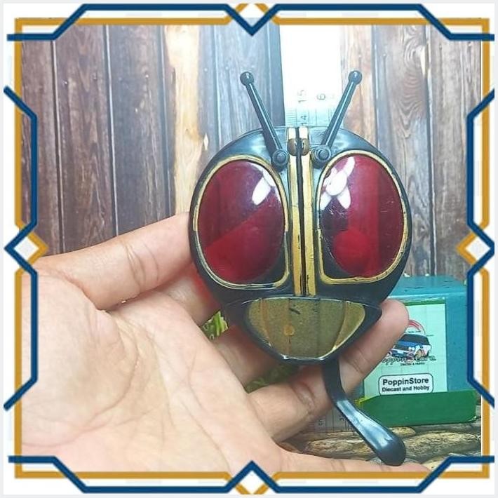 [POP] KACAMATA SATRIA BAJA HITAM KAMEN RIDER BLACK RX TAHUN 80AN VINTAGE KACAMATA BANG MANDRA MAINAN