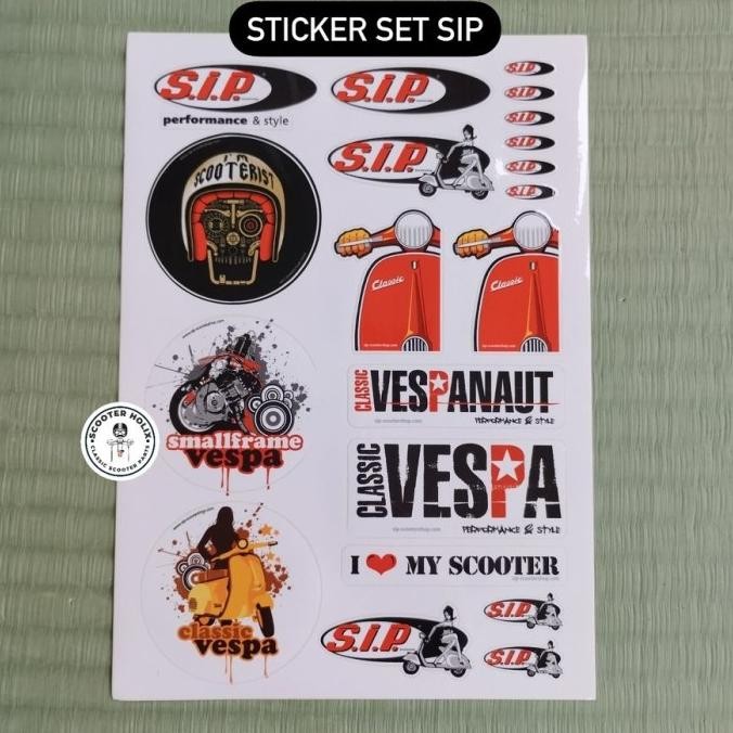 

STICKER SET ORI SIP SCOOTERSHOP GERMANY