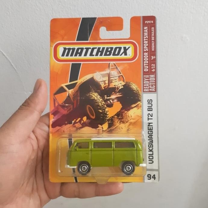 Matchbox Volkswagen T2 Bus Hijau