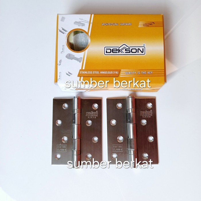 Engsel dekson 4inch, engsel dekson 432 sus 316, engsel dekkson 4inch