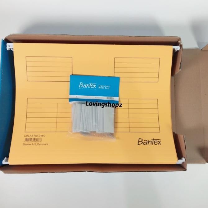 

HANG MAP GANTUNG BANTEX A4 (3460), SUSPENSION FILE BANTEX UKURAN A4 ORIGINAL DAN TERPERCAYA