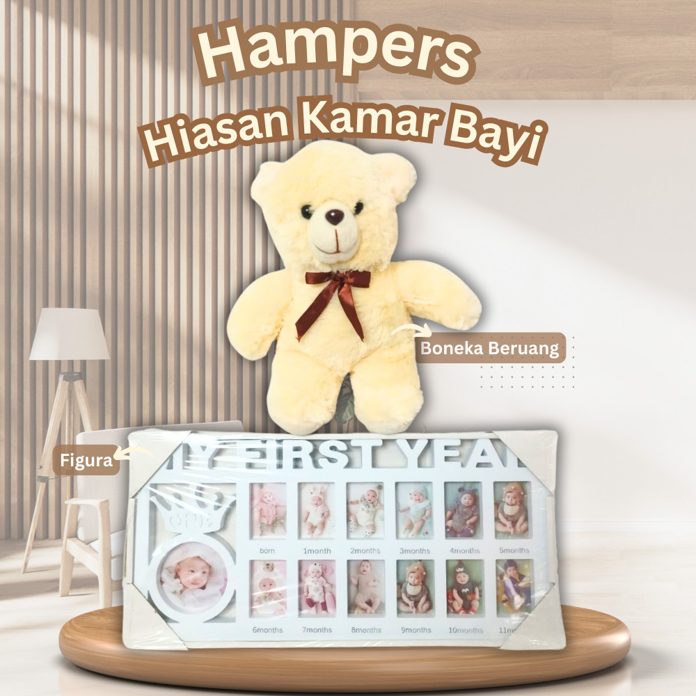 Hampers Boneka Hiasan Kamar Aesthetic Hampers Figura Foto Hadiah Bayi 1 tahun