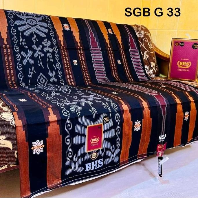 Spesial Bhs Excellent E52 Grade Gold Songket Tipe Ssq,Sga,Sgb,Sca  Hitam Dewasa