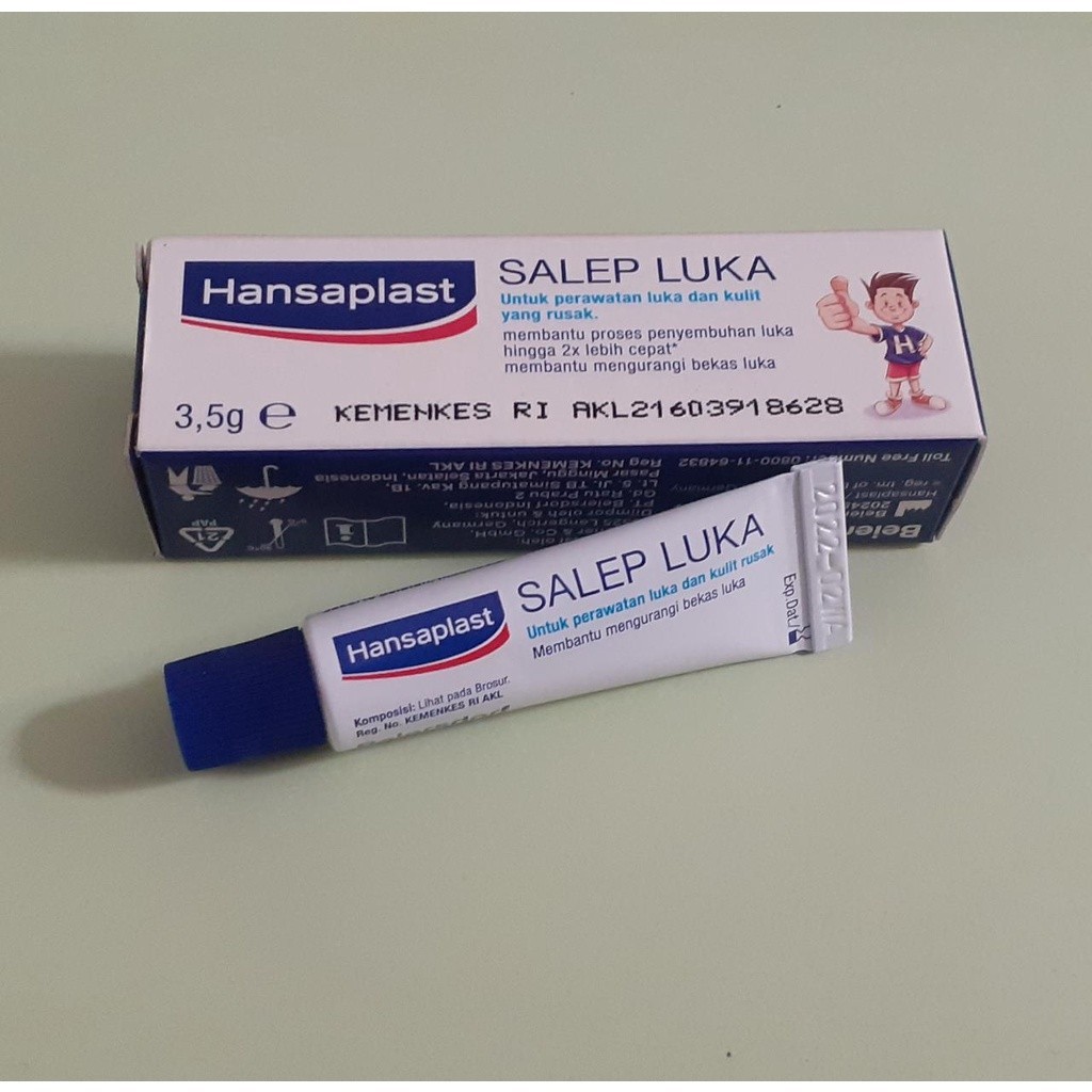 HANSAPLAST WOUND CARE OINMENT 3.5 gr - Salep Penutup Luka & Perawatan Luka Pada Kulit ens