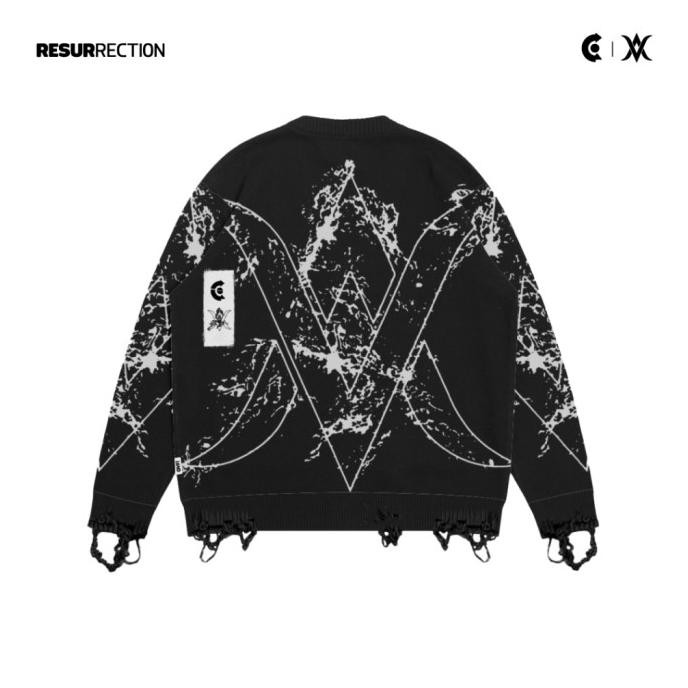 GVFI X 510 Cracked Knit Black