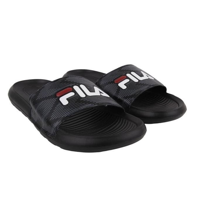 Fila Sandal Pria Spartacus - Black/Black/White