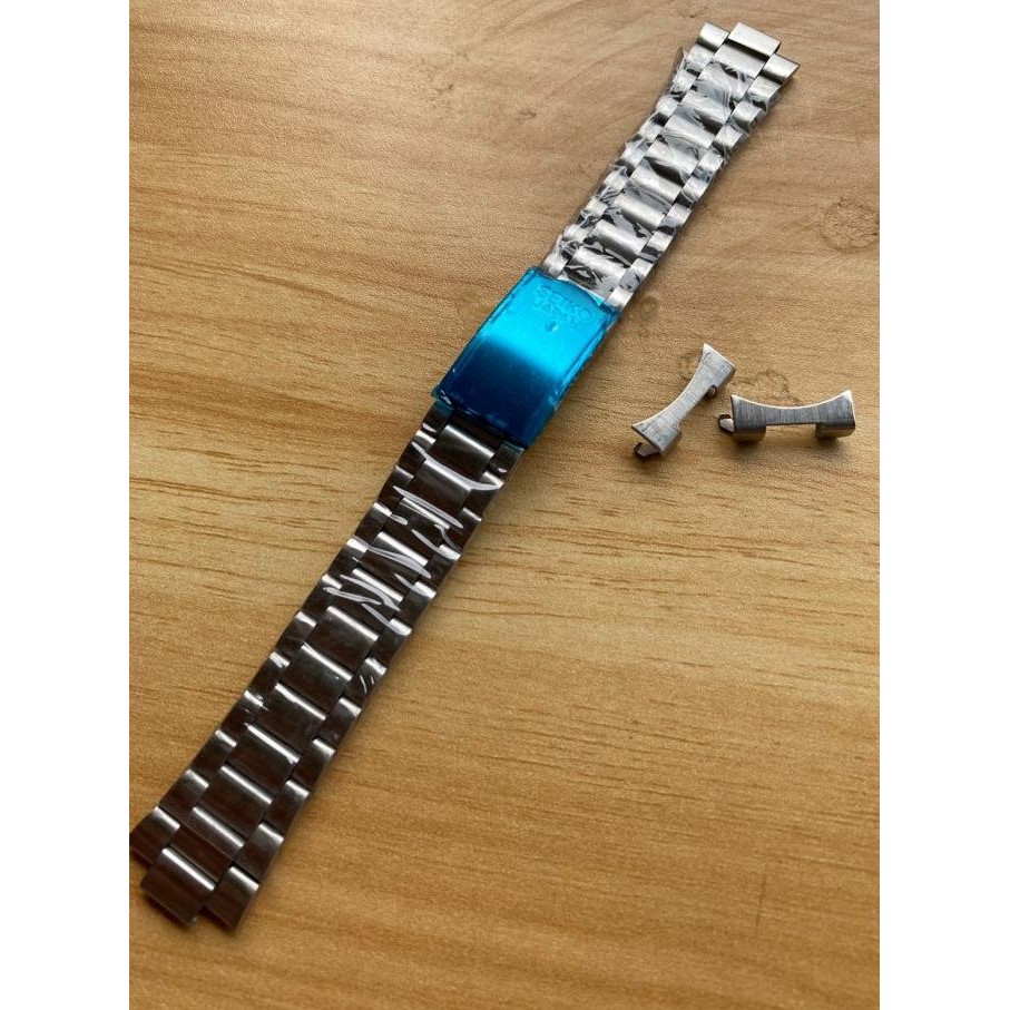 STRAP TALI JAM TANGAN RANTAI SEIKO 5 STAINLESS STEEL LUG 19MM AFTERMAR