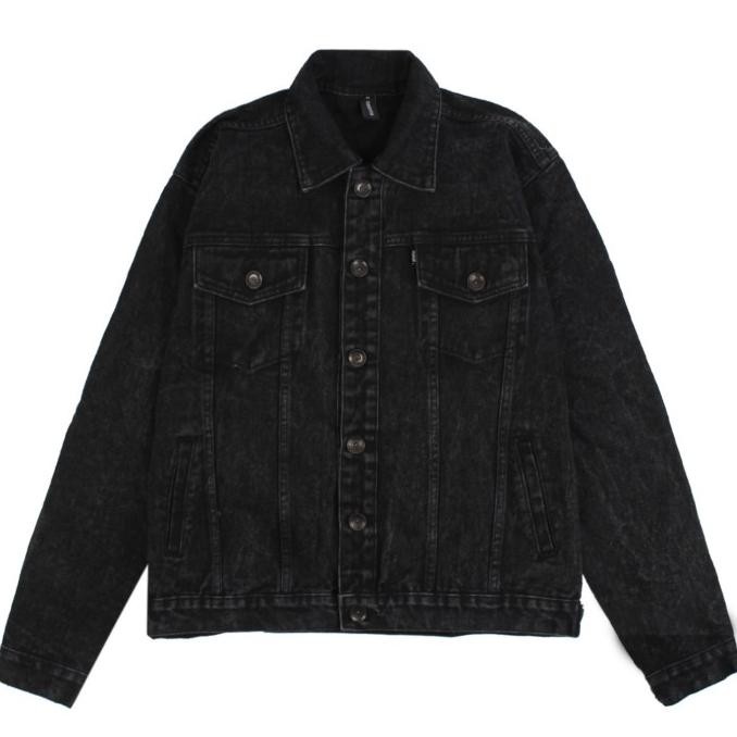 Rown Division Jaket Denim Tanzen Black