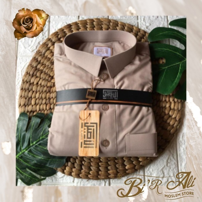 Jubah Al Aseel Premium Non Manset Kerah Kemeja Dewasa {TerlarisBest Seller}