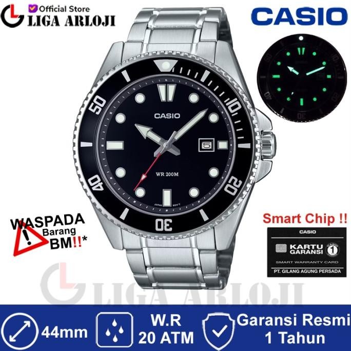 Casio MDV-107D-1A1VDF Marlin Duro Diver 200m MDV-107D-1A1 MDV107 Jam