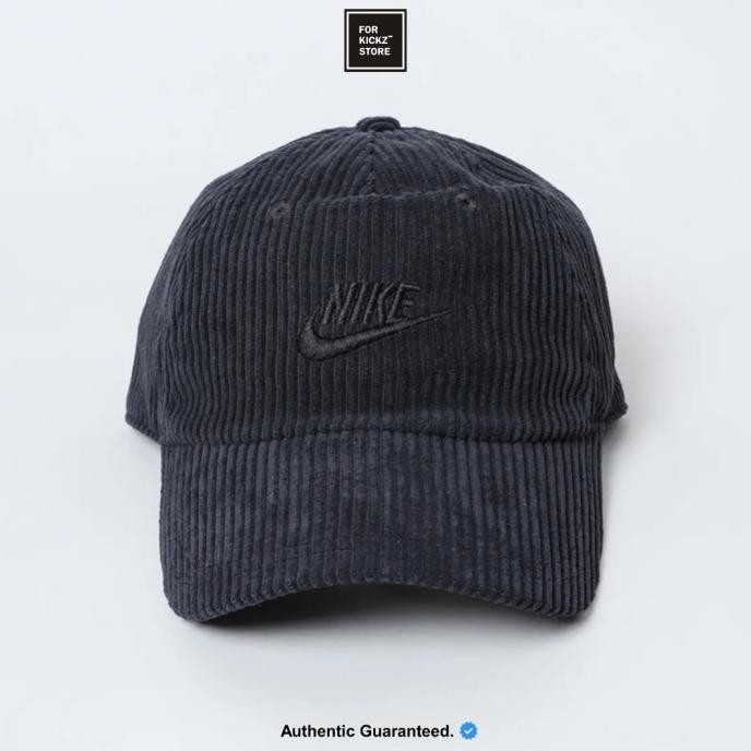 NIKE CLUB UNSTRUCTURED CORDUROY CAP BLACK