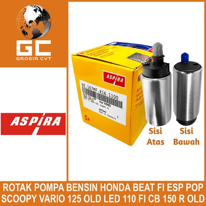 Rotak Fuel Pump Pompa Bensin Honda Beat Vario Scoopy Cb150R Fi Esp Pop Old New 110 125 Aspira Astra